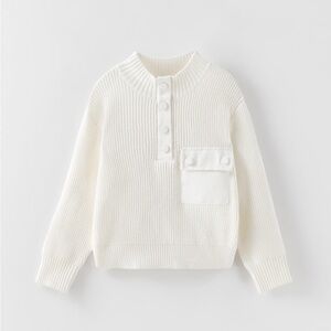 Zara white sweater